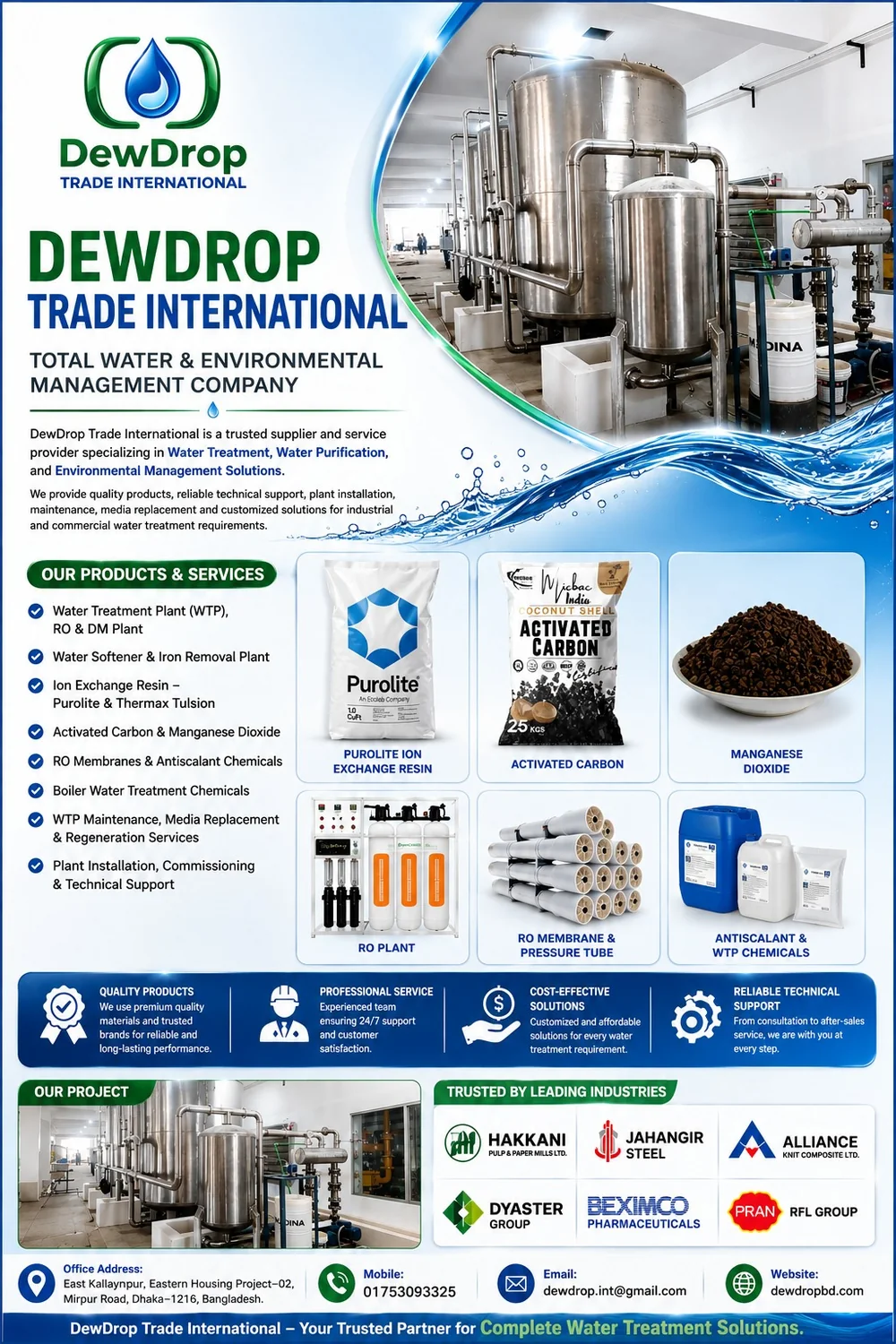 DewDrop Trade International company profile